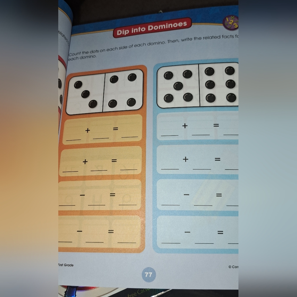 Discover First Grade: Math - Language Arts Challenging Exercises Activities Home - Picture 4 of 5